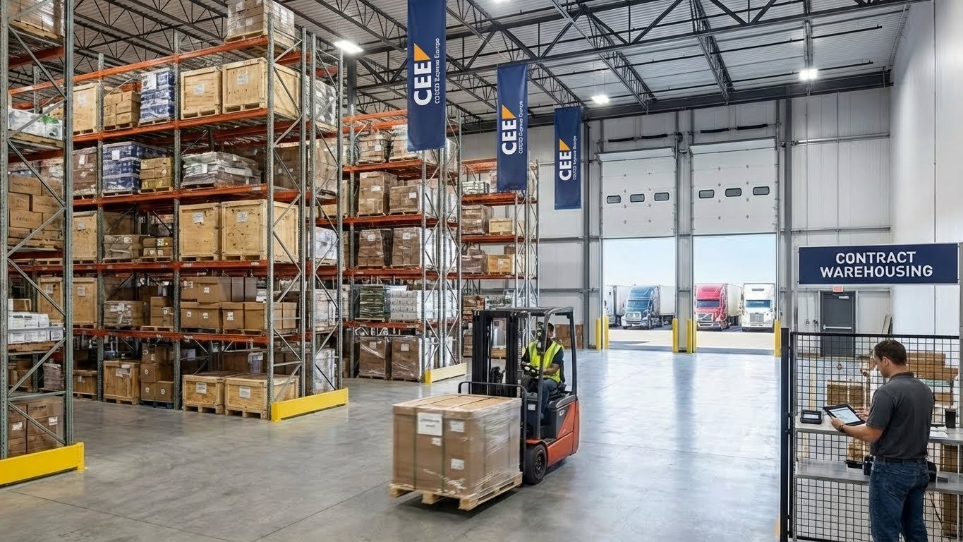 Pallet racking inside a 3PL warehouse in Saudi Arabia